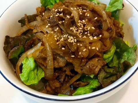 簡単♪焼肉丼ぶり